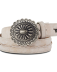 1.5 Woven Belt with Round Buckle-Ceramic Crackle