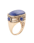 Lapis and Bronze Ring