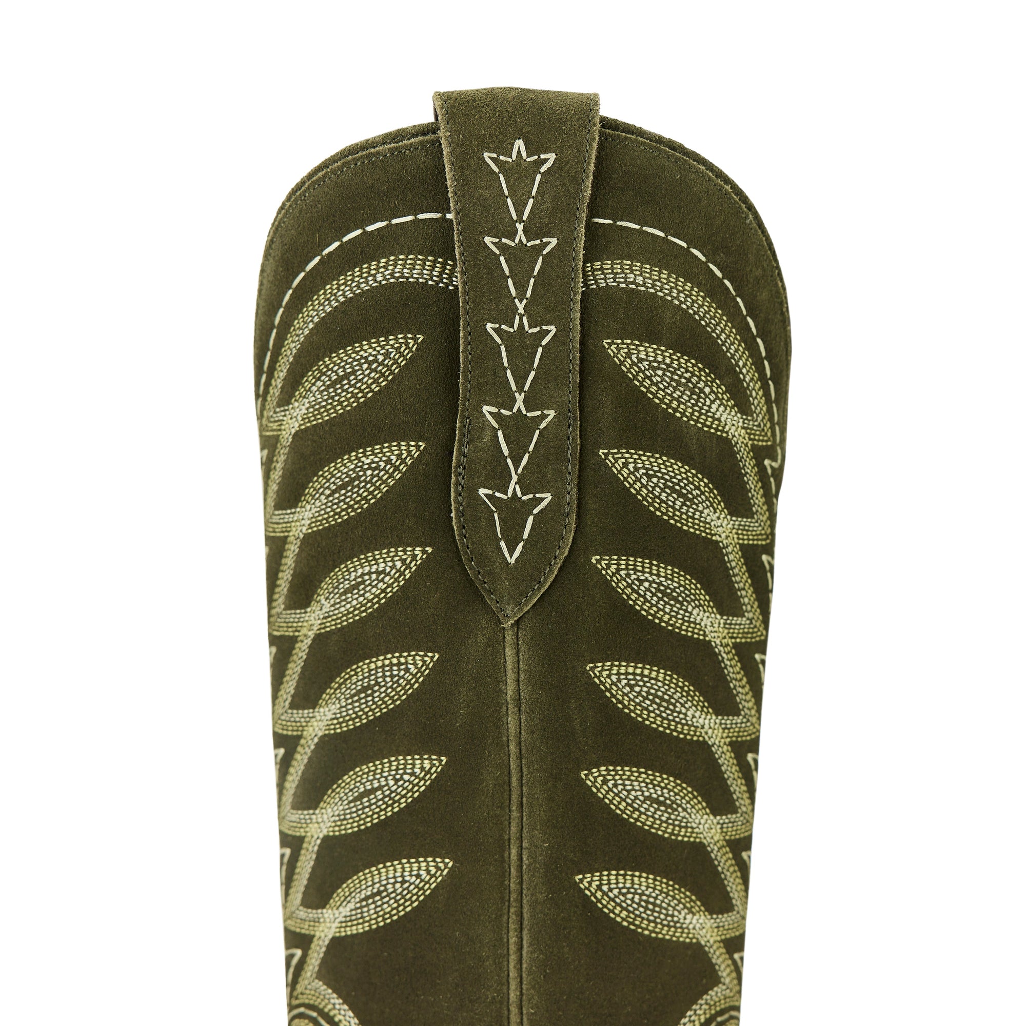 Squash Blossom Boot - Olive Suede