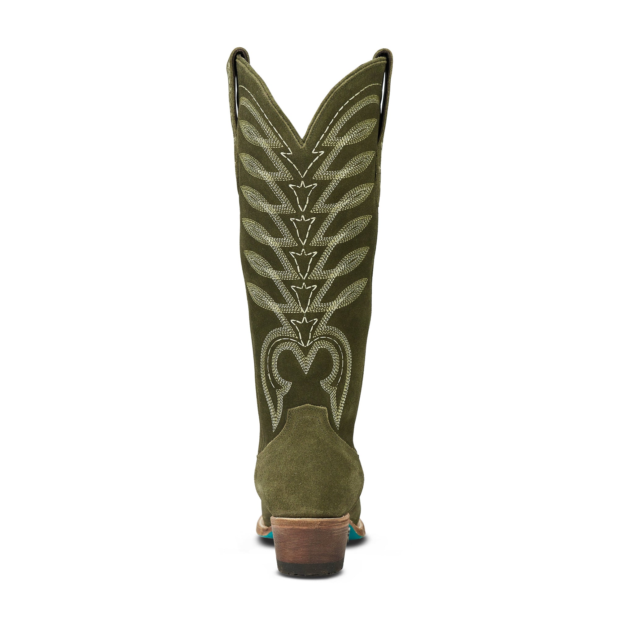 Squash Blossom Boot - Olive Suede