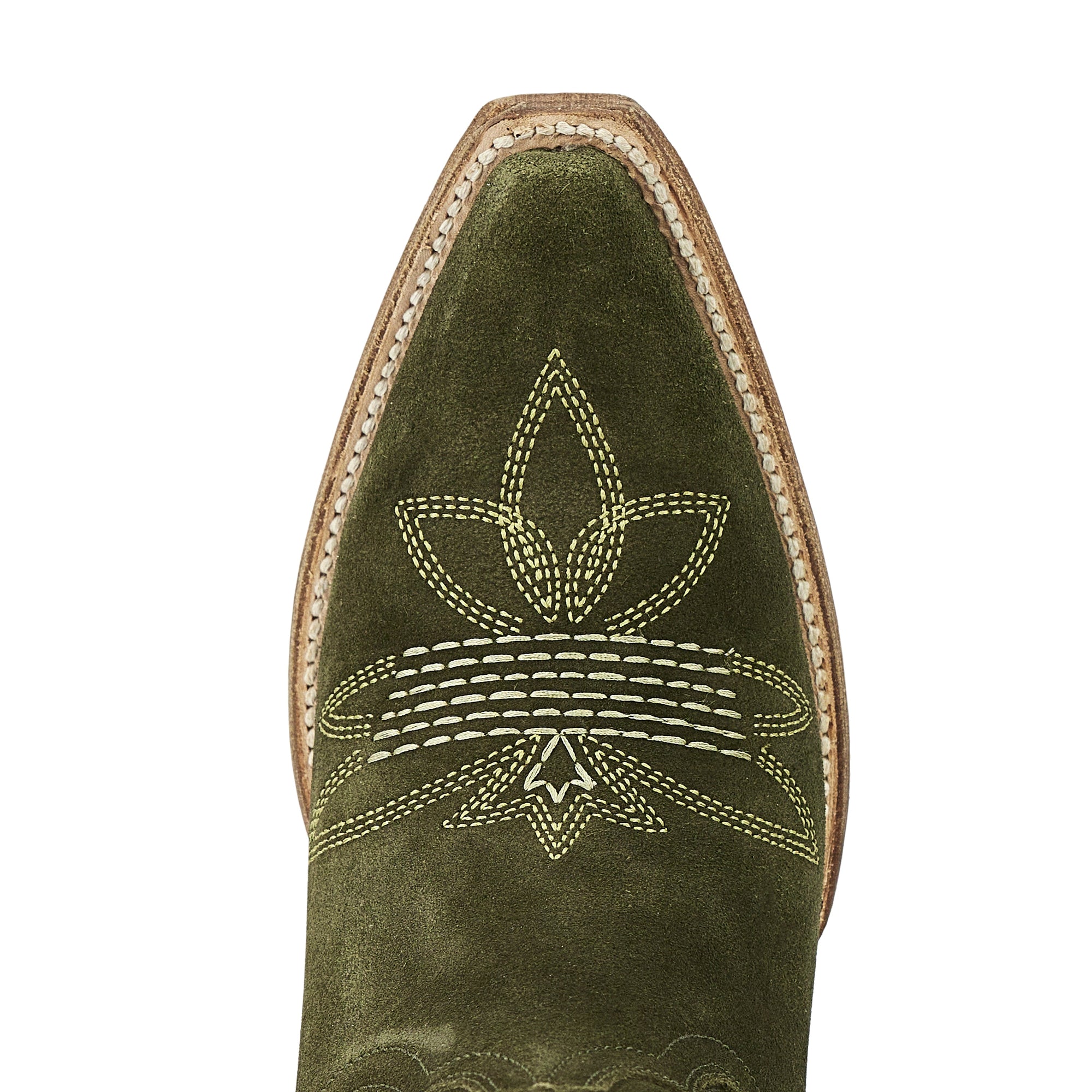 Squash Blossom Boot - Olive Suede