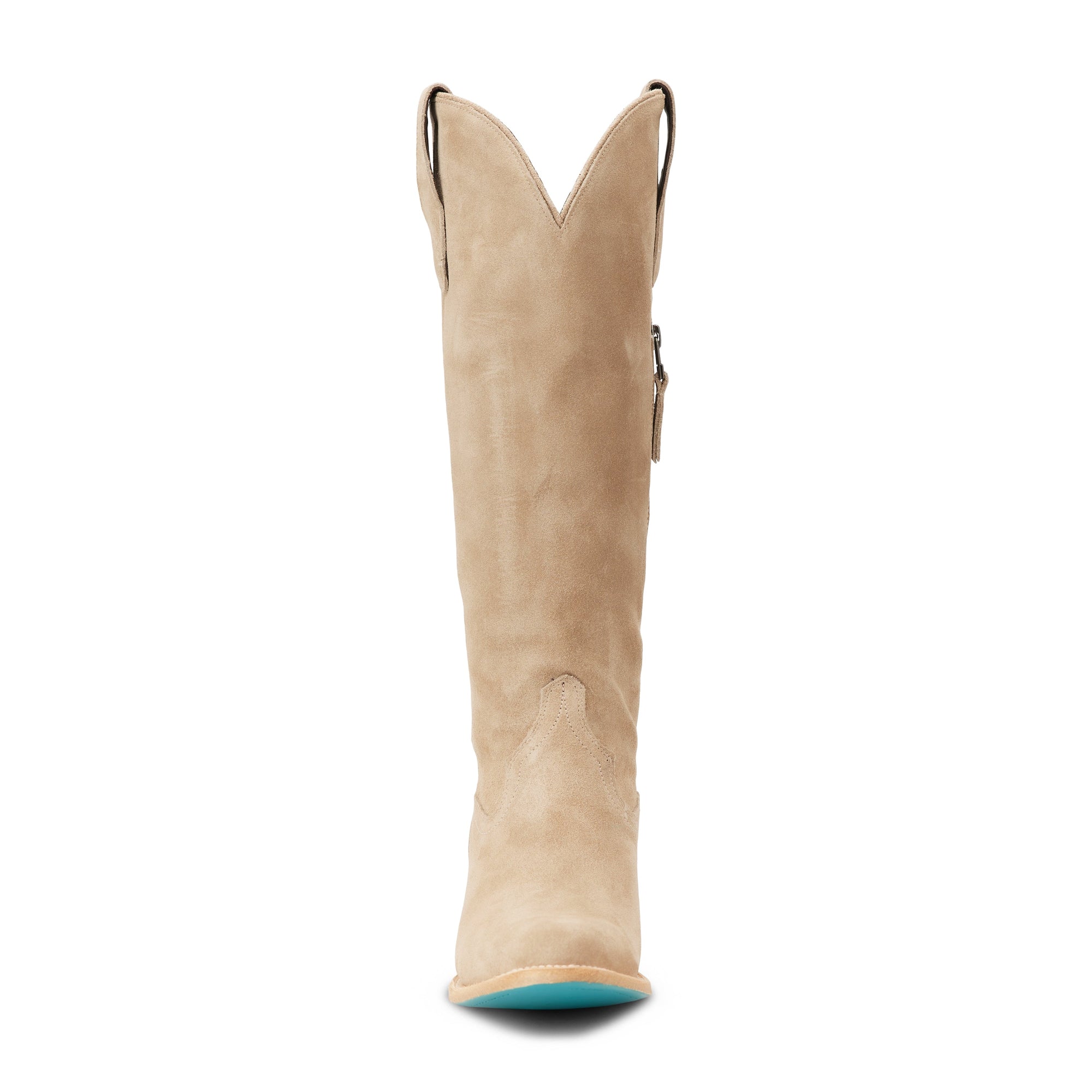 Plain Jane Boot - Latte Suede