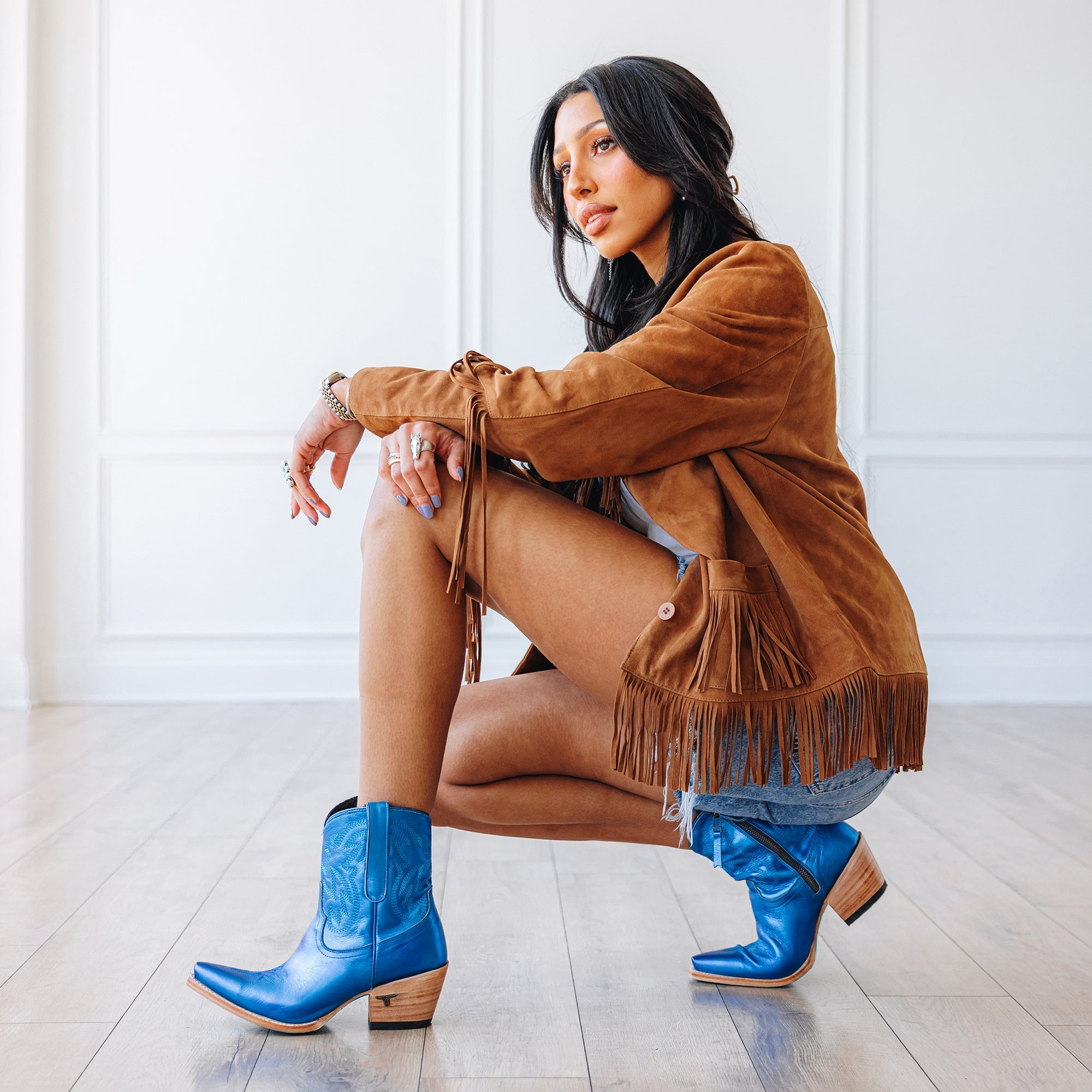 Smokeshow Bootie - Cobalt Metallic