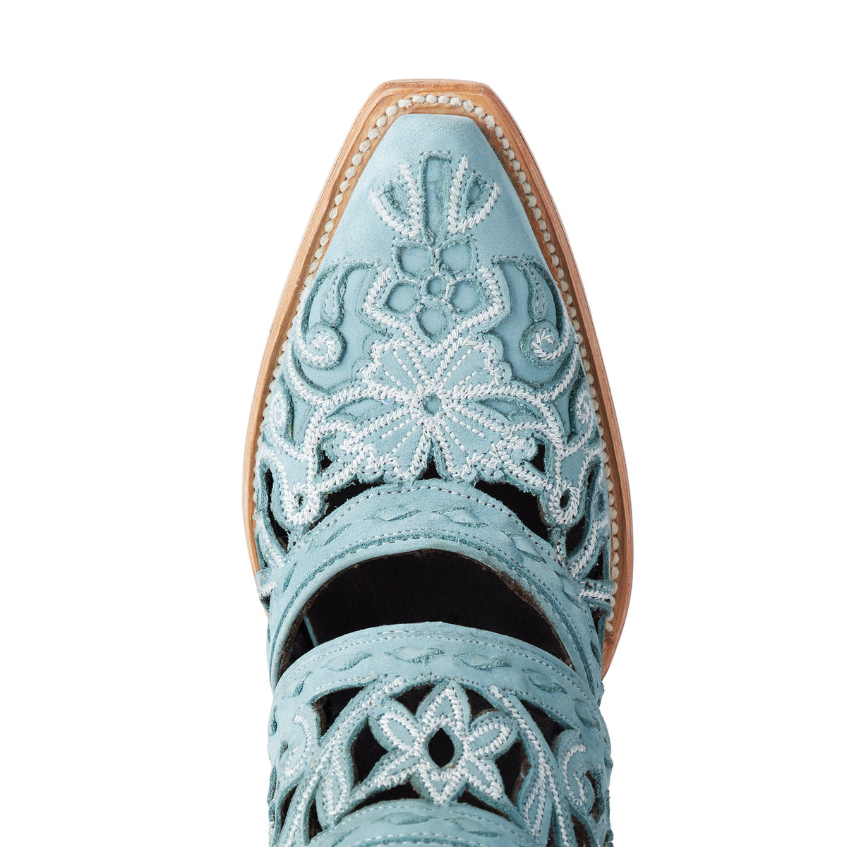 Robin Cut Out Slingback Mule - Powder Blue