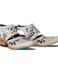 Robin Cut Out Slingback Mule - Ceramic Crackle