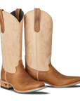 Classic Square Boot - Desert Clay & Pale Ivory