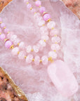 Lilac Jade Statement Necklace