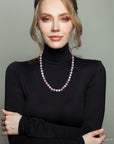 Love Knots Pink Jasper Necklace