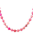 Love Knots Pink Jasper Necklace