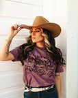 Maroon Cowboy Up Graphic Tee