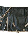 AJ Tack 1200D Waterproof Turnout Horse Blanket with Hood - Black