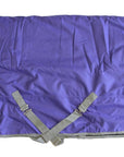 AJ Tack 1200D Waterproof Turnout Horse Blanket with Hood - Purple