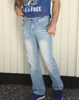 Holt Men's Blue Boot Cut Jeans
