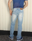 Holt Men's Blue Boot Cut Jeans