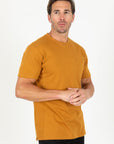 Classic Cotton Knit Camel T-Shirt