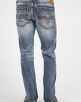 Holt Men's Dark Blue Boot Cut Jeans