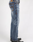 Holt Men's Dark Blue Boot Cut Jeans