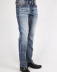 Holt Men's Dark Blue Boot Cut Jeans
