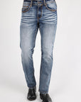 Holt Men's Dark Blue Boot Cut Jeans