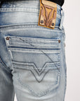 Holt Men's Light Blue Boot Cut Jeans
