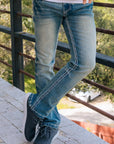 Holt Men's Medium Wash Slim Boot Cut Jeans