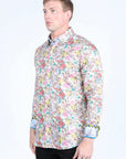 Satin Cotton/Spandex Long Sleeve Shirt
