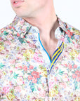 Satin Cotton/Spandex Long Sleeve Shirt