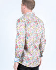 Satin Cotton/Spandex Long Sleeve Shirt