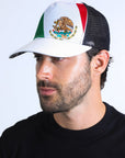 Men's Mexican Pride Baseball Cap - White