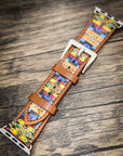 Navajo Pattern Apple Watch Fashion Bands - Sand