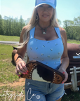 El Dorado Tooled Leather and Cowhide Carry Case by Countryside Co.