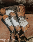 El Dorado Tooled Leather and Cowhide Carry Case by Countryside Co.
