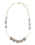 Noche Pearl and Labradorite Necklace
