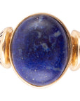 Nova Blue Lapis and Golden Bronze Oval Ring