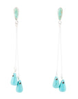 Palios Turquoise Cascade Post Earrings