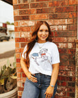 Patriotic USA Horse Western Graphic Tee