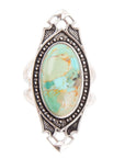 Phantom Blue Turquoise and Sterling Silver Ring