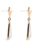 Prism Amazonite and Bronze Post Earrings