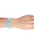 Pueblo Blue Magnesite Slim Stretch Bracelet