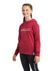 Girls Ariat Red Bud Hoodie