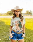 Retro Cactus Graphic Tee