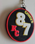 3D Print Chiefs Kc 87 Kelce Travis Kansas City Football Ornament or Keychain