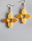 3D Print New Mexico Zia Earrings Made in America