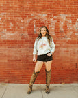 Rodeo Night Bull Rider Graphic Sweatshirt