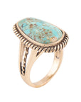 Roped Turquoise Ring
