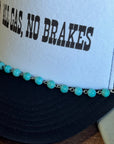 Round Turquoise Bead Trucker Hat Chain