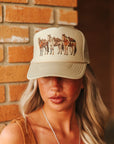 Saddled Horses Trucker Hat