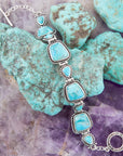 Sedona Blue Turquoise and Sterling Silver Toggle Bracelet