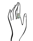 Sedona Blue Turquoise and Sterling Silver Statement Ring