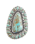 Sedona Blue Turquoise and Sterling Silver Statement Ring